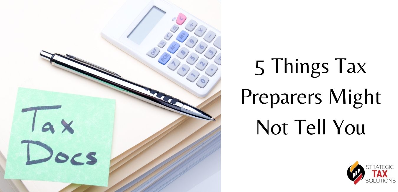Tax Preparer Services Near Me - 5 Things They Don't Tell